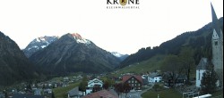 Archived image Webcam Mittelberg - Hotel &#34;Alte Krone&#34; 19:00