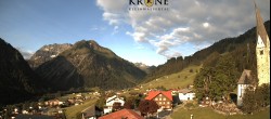 Archived image Webcam Mittelberg - Hotel &#34;Alte Krone&#34; 06:00