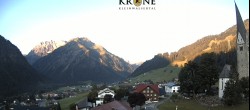 Archived image Webcam Mittelberg - Hotel &#34;Alte Krone&#34; 06:00