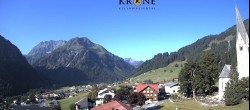 Archived image Webcam Mittelberg - Hotel &#34;Alte Krone&#34; 07:00