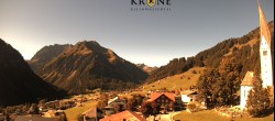 Archived image Webcam Mittelberg - Hotel &#34;Alte Krone&#34; 09:00