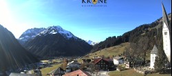 Archived image Webcam Mittelberg - Hotel &#34;Alte Krone&#34; 09:00