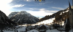 Archived image Webcam Mittelberg - Hotel &#34;Alte Krone&#34; 09:00