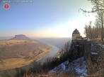 Archiv Foto Webcam Festung Königstein - Friedrichsburg 09:00