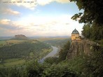 Archiv Foto Webcam Festung Königstein - Friedrichsburg 17:00