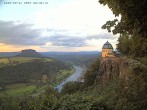 Archiv Foto Webcam Festung Königstein - Friedrichsburg 19:00