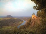 Archiv Foto Webcam Festung Königstein - Friedrichsburg 19:00