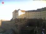 Archived image Webcam Fort Koenigstein entrance area 09:00