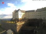 Archiv Foto Webcam Festung Königstein: Eingangsbereich 09:00