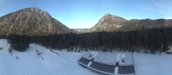 Archiv Foto Webcam Ruhpolding: Panorama Chiemgau Arena 13:00