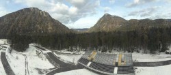 Archiv Foto Webcam Ruhpolding: Panorama Chiemgau Arena 13:00