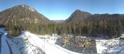 Archiv Foto Webcam Ruhpolding: Panorama Chiemgau Arena 11:00