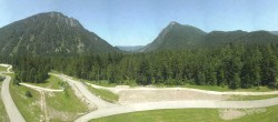 Archiv Foto Webcam Ruhpolding: Panorama Chiemgau Arena 13:00