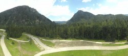 Archiv Foto Webcam Ruhpolding: Panorama Chiemgau Arena 11:00
