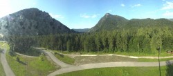 Archiv Foto Webcam Ruhpolding: Panorama Chiemgau Arena 17:00