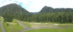 Archiv Foto Webcam Ruhpolding: Panorama Chiemgau Arena 13:00