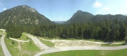 Archiv Foto Webcam Ruhpolding: Panorama Chiemgau Arena 11:00