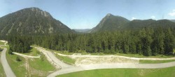 Archiv Foto Webcam Ruhpolding: Panorama Chiemgau Arena 13:00
