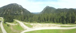 Archiv Foto Webcam Ruhpolding: Panorama Chiemgau Arena 13:00
