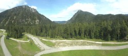 Archiv Foto Webcam Ruhpolding: Panorama Chiemgau Arena 13:00
