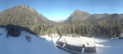 Archiv Foto Webcam Ruhpolding: Panorama Chiemgau Arena 12:00