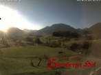 Archiv Foto Webcam Ruhpolding: Gästehaus Steinberger Hof 05:00