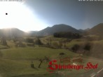 Archiv Foto Webcam Ruhpolding: Gästehaus Steinberger Hof 06:00