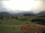 Archiv Foto Webcam Ruhpolding: Gästehaus Steinberger Hof 13:00