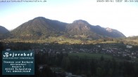 Archiv Foto Webcam Ruhpolding: Unterkunft Bojernhof 05:00
