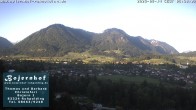 Archiv Foto Webcam Ruhpolding: Unterkunft Bojernhof 05:00