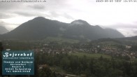 Archiv Foto Webcam Ruhpolding: Unterkunft Bojernhof 11:00