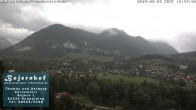 Archiv Foto Webcam Ruhpolding: Unterkunft Bojernhof 15:00