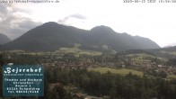 Archiv Foto Webcam Ruhpolding: Unterkunft Bojernhof 15:00
