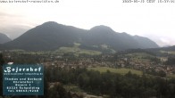 Archiv Foto Webcam Ruhpolding: Unterkunft Bojernhof 15:00