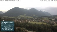 Archiv Foto Webcam Ruhpolding: Unterkunft Bojernhof 17:00