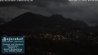 Archiv Foto Webcam Ruhpolding: Unterkunft Bojernhof 03:00