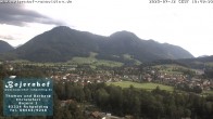 Archiv Foto Webcam Ruhpolding: Unterkunft Bojernhof 17:00