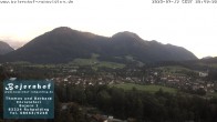 Archiv Foto Webcam Ruhpolding: Unterkunft Bojernhof 19:00