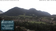 Archiv Foto Webcam Ruhpolding: Unterkunft Bojernhof 17:00