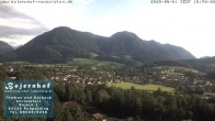 Archiv Foto Webcam Ruhpolding: Unterkunft Bojernhof 17:00