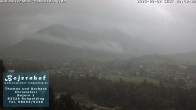 Archiv Foto Webcam Ruhpolding: Unterkunft Bojernhof 19:00