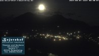 Archiv Foto Webcam Ruhpolding: Unterkunft Bojernhof 23:00