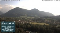 Archiv Foto Webcam Ruhpolding: Unterkunft Bojernhof 17:00