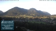 Archiv Foto Webcam Ruhpolding: Unterkunft Bojernhof 06:00