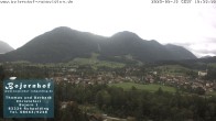 Archiv Foto Webcam Ruhpolding: Unterkunft Bojernhof 09:00