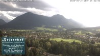 Archiv Foto Webcam Ruhpolding: Unterkunft Bojernhof 15:00
