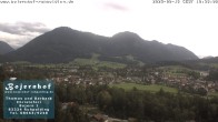 Archiv Foto Webcam Ruhpolding: Unterkunft Bojernhof 17:00