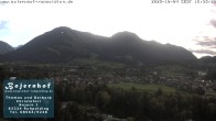 Archiv Foto Webcam Ruhpolding: Unterkunft Bojernhof 15:00