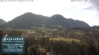Archiv Foto Webcam Ruhpolding: Unterkunft Bojernhof 11:00