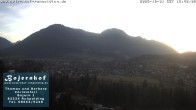 Archiv Foto Webcam Ruhpolding: Unterkunft Bojernhof 15:00
